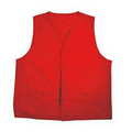 Poly Cotton Twill Button Front Vest